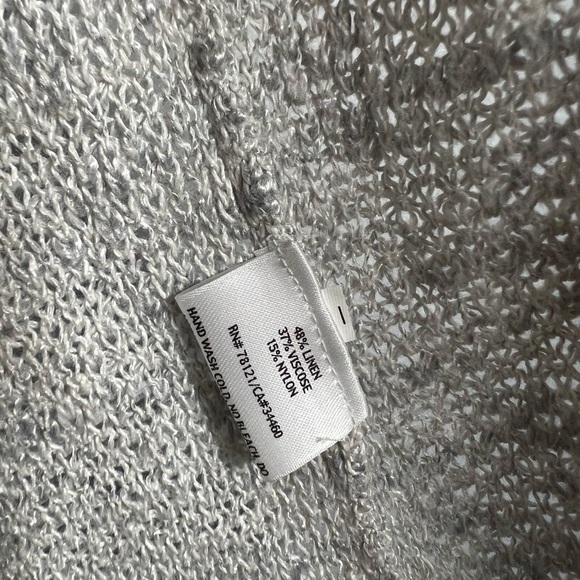Eileen Fisher‎ linen blend gray cardigan- XS - Picture 7 of 7